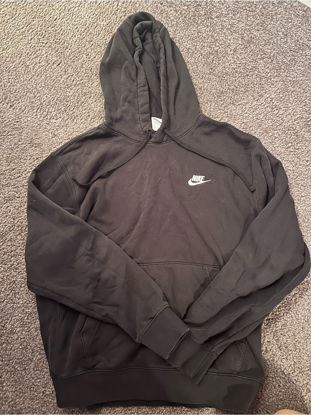 Black nike hoodie mens medium